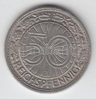 Német Birodalom 1928J 50pf T:2 German Empire 1928J 50 Pfenning C:XF