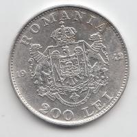 Románia 1942. 200L Ag T:2
Romania 1942. 200 Lei Ag C:XF