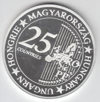 DN "Eurofantáziák - Kossuth Lajos" Ag (0,999) emlékérem (20,7g) T:PP tanúsítvánnyal! Csak ...