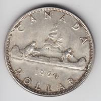 Kanada 1960. 1$ Ag "Kenu" T:2
Canada 1960. 1 Dollar Ag "Canoe" C:XF
