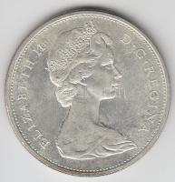 Kanada 1965. 1$ Ag "Kenu" T:2 Canada 1965. 1 Dollar Ag "Canoe" C:XF