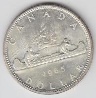 Kanada 1965. 1$ Ag "Kenu" T:2
Canada 1965. 1 Dollar Ag "Canoe" C:XF
