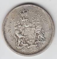 Kanada 1965. 50c Ag "II. Erzsébet" T:2 
Canada 1965. 50 Cents Ag "Elizabeth II" ...