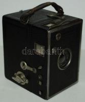 cca 1930 Eho box fényképezőgép Duplar f=1:11 objektívvel, B és pillanatzár záridővel, három rekeszál...