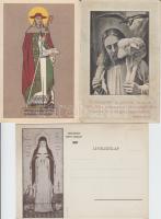 Vallás - 8 db szép állapotú, régi képeslap