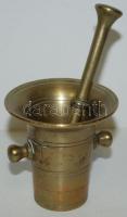 Kis réz mozsár törővel /  Small brass mortar 6cm
