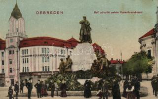 Debrecen Református püspöki palota, Kossuth szobor, Bottó Kornél üzlete, Első magyar Általános Biztosító Társaság