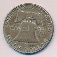 Amerikai Egyesült Államok 1960. 1/2$ "Franklin" T:2- USA 1960. 1/2 Dollar "Franklin" C:VF