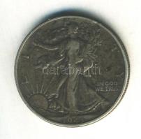 Amerikai Egyesült Államok 1943. 1/2$ Ag "Walking" T:3 USA 1943. 1/2 Dollar Ag "Walking" C:F