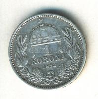 1893. 1K Ag "Ferenc József" T:2-