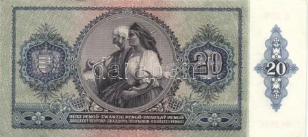 1941. 20P "005" (3x) egymás utáni sorszámmal! T:I- apró sarokkopás