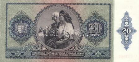 1941. 20P "005" (3x) egymás utáni sorszámmal! T:I- apró sarokkopás