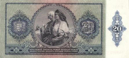 1941. 20P "005" (3x) egymás utáni sorszámmal! T:I- apró sarokkopás