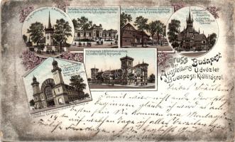 1896 Budapest Ezredéves Kiállítás litho (EB)