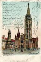 Budapest I. Mátyás templom litho (Rb)