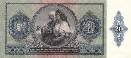 1941. 20P "005" (5x) egymás utáni sorszámmal! T:I- apró sarokkopás