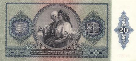 1941. 20P "005" (5x) egymás utáni sorszámmal! T:I- apró sarokkopás
