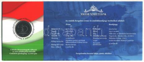 2006. 50Ft "1956-os forradalom" + 500Ft bankjegy "1956-os forradalom" díszcsomag...