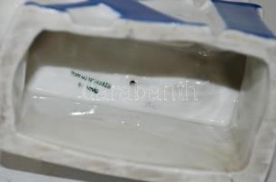 1948 Jelzett porcelánszobor a csehszlovák Sokol-mozgalom XI. találkozójának emlékére / 
Porcelain fa...