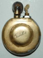 cca 1920 Kerek, réz öngyújtó / 
Vintage lighter