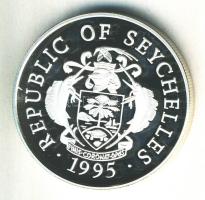 Seychelle-szigetek 1995-1996. 25R Ag "XXVI. Nyári Olimpia" T:PP / Seychelles 1995-1996. 25 Rupees Ag "1996 Summer Olympic Games" C:PP