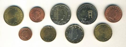 Luxemburg 2002. 1c-2&#8364; euro forgalmi sor + 2004. 2&#8364; T:1,2
Luxembourgh 2002. 1 cen...