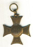1913. "Mozgósítási Kereszt 1912-1913" kitüntetés mellszalag nélkül T:2- Hungary 1913. "Mobilization Cross 1912-1913" decoration without ribbon C:VF