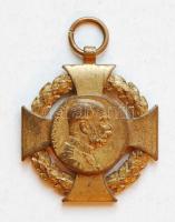 1908. "Katonai Jubileumi Kereszt" mellszalag nélkül T:3 1908. Diamond Jubilee Cross for the Armed Forces without ribbon C:F