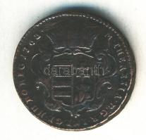 1763. Rézdénár "Mária Terézia" (zárt korona) T:2-