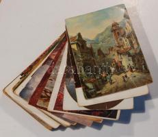 44 db háború előtti, különböző tematikájú művészlap