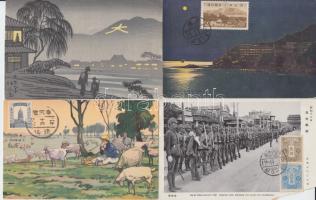 18 db vegyes, régi, távol-keleti képeslap / 18 Far East