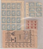 1944-1945 Németország: tejjegy, krumplijegy, ruhajegy