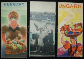 cca 1935 Magyarország: 3 db utazási prospektus. /  3 tourist guides