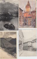 7 db régi csehszlovák és jugoszláv városképeslap