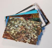 42 db modern, tengerentúli városképes lap közte 12 db izraeli területekről