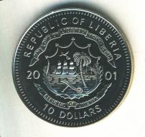 Libéria 2001. 10$ "Szabadság pillanatai-Marathóni csata i.e. 490" multicolor T:PP 
Liberia...
