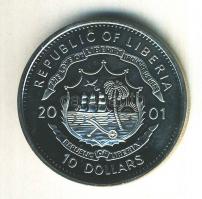 Libéria 2001. 10$ "Szabadság pillanatai-Függetlenségi Nyilatkozat 1776" multicolor T:PP
Li...
