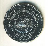 Libéria 2001. 10$ "Szabadság pillanatai-Spartacus rabszolgafelkelés Kr.e. 73-71" multicolo...