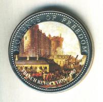 Libéria 2001. 10$ "Szabadság pillanatai-Francia forradalom 1789." multicolor T:PP  Liberia 2001. 10 Dollars "Moments of Freedom-French Revolution 1789." multicolor C:PP