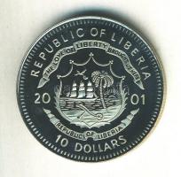 Libéria 2001. 10$ "Szabadság pillanatai-Az ENSZ megalapítása 1945." multicolor T:PP 
Liber...