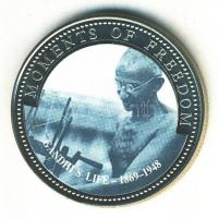 Libéria 2001. 10$ "Szabadság pillanatai-Gandhi 1869-1948." multicolor T:PP
Liberia 2001. 1...