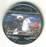 Libéria 2004. 10$ "Szabadság pillanatai-Zapata forradalma Mexikóban 1914." multicolor T:PP...