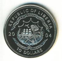 Libéria 2004. 10$ "Szabadság pillanatai-Pinochet-rezsim vége 1989" multicolor T:PP Liberia 2004. 10 Dollars "Moments of Freedom-The end opf Pinochet's regime 1989" multicolor C:PP