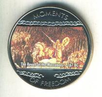 Libéria 2004. 10$ "Szabadság pillanatai-A Makkabeusok felkelése i.e. 167." multicolor T:PP Liberia 2004. 10 Dollars "Moments of Freedom-The Revolt of the Maccabees 167 BC." multicolor C:PP