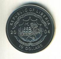 Libéria 2004. 10$ "Szabadság pillanatai-Tienanmen tér 1989." multicolor T:PP 
Liberia 2004...