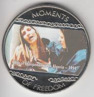 Libéria 2004. 10$ "Szabadság pillanatai-Az algériai függetlenségi felkelés 1954." multicolor T:PP  Liberia 2004. 10 Dollars "Moments of Freedom-War of independence in Algeria 1954." multicolor C:PP