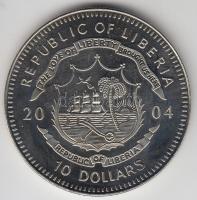 Libéria 2004. 10$ "Szabadság pillanatai-Mózes kivezeti népét Egyiptomból i.e. 1250." multi...