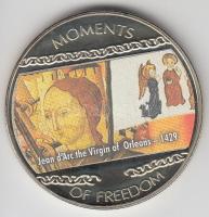 Libéria 2004. 10$ "Szabadság pillanatai-Jean d´Arc 1429." multicolor T:PP  Liberia 2004. 10 Dollars "Moments of Freedom-Jean d´Arc the virgin of Orleans 1429." multicolor C:PP