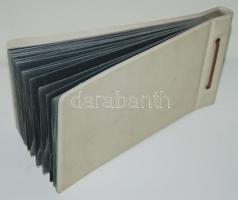 Bankjegy-, levél vagy képeslapberakó, lapokkal jó állapotban