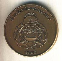 2006. "Árvízvédelemért" br emlékérem (42,5mm) tűzoltóknak árvízvédelmi munkálatok elismeréséül T:1